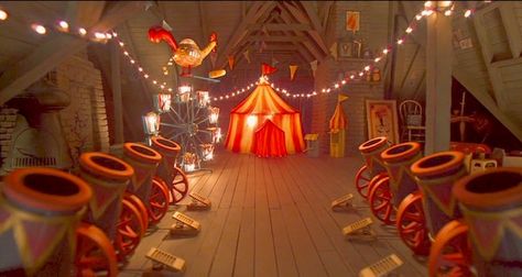 Circus attic - Coraline Coraline Art, Kubo And The Two Strings, Coraline Movie, Coraline Aesthetic, Coraline Jones, Pink Palace, Circus Tent, Image Film, Neil Gaiman