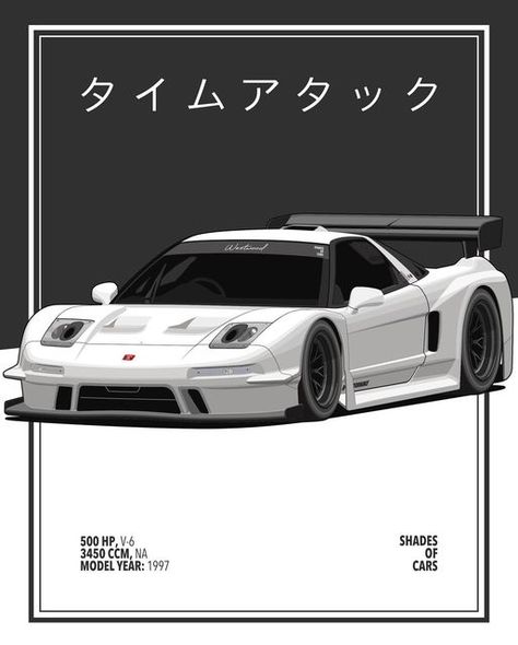 Jgtc Cars, Shades Of Cars, Nsx Honda, Skyline Gtr R35, Cars Illustration, Tokyo Photography, Jdm Wallpaper, Automotive Artwork, Lovely Car