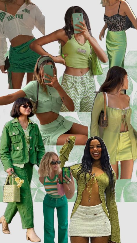 Saint Patrick’s Day Inspo 🍀 #green #stpatricksday #clover #greenoutfit #outfitinspo #outfit Green Outfit, Saint Patrick, St Patrick’s Day, St Patrick, Trendy Outfits, Outfit Inspo, Green