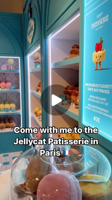 Sally Ross on Instagram: "If you have a teen obsessed with #jellycat then you can’t miss the Jellycat patisserie in the #gallerielafayette in Paris. I’m here on a home exchange with a wonderful family here. 

Quite, quite bonkers but super cute. I only hope the staff who pretend to pipe cream on soft toys all day get paid very, very well 😂

#jellycatpatisserie #jellycattarteaucitron #paris #solotravel #homeexchange #homeexchangecom" Jellycat Patisserie Paris, Jellycat Patisserie, Patisserie Paris, Home Exchange, Paris Cafe, French Open, The Staff, Soft Toys, A Teen