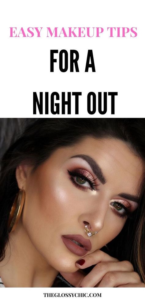 10 Best Night Makeup Tips for a Glamorous Look https://whispers-in-the-wind.com/stunning-date-night-beauty-ideas-perfect-your-look/?10-best-night-makeup-tips-for-a-glamorous-look Night Time Eye Makeup, Night Eyeshadow Looks, Make Up For Party Night, Night Nail Art, Date Night Style, Pimples Under The Skin, Date Night Makeup, Work Makeup, Night Beauty