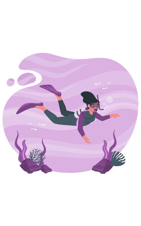 Diving illustration in amico style. Check out this concept in other styles. Customize, animate, and download in different formats to use in any kind of project. Visit us at storyset.com! #storyset #freepik #freepikcompany #sport #diving Dive Illustration, Podcast Banner, Diving Illustration, Swimming Gif, Print Design Template, Create A Story, Sea Illustration, 2023 Calendar, Isometric Illustration