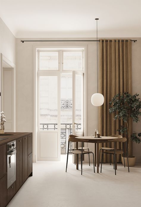 The Most Beautiful Dining Rooms of 2020 Dining Corner, Apartment Renovation, Beautiful Dining Rooms, Design Apartment, Inviting Home, Design Del Prodotto, Scandinavian Inspired, Classic Furniture, Nordic Design