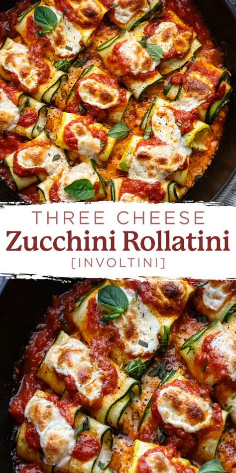 Zucchini Roll Ups Vegetarian, Rolled Zucchini Lasagna, Zucchini Roll Up Bake, Zucchini And Marinara Recipes, Vegetarian Zucchini Recipes Dinners, Cheesy Zucchini Roll Ups, Summer Vegitaren Recipes Dinner, Zucchini Stuffed Shells, Zucchini Thanksgiving Recipes