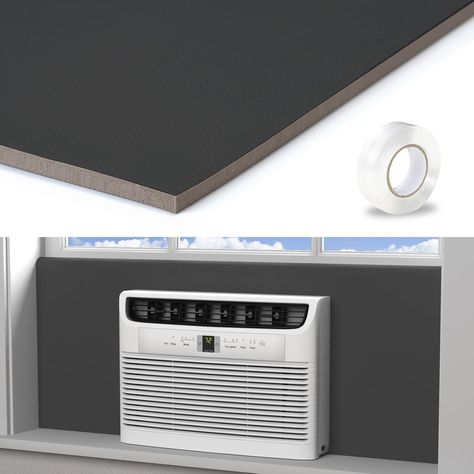 PRICES MAY VARY. 【 ✅ Main Design】 Window air conditioner side panels design is mainly designed to isolate the gap between the air conditioner unit and window frame.Block indoor cold air in winter and outdoor hot air in summer. 【 ✅ Universal AC Foam Panels】 Window ac side panel suitable for most window ac unit,5000-12000BTU.The size of air conditioner side panel is 39" x 17".Fits window up to 39" width or smaller. 【 ✅ Durable Foam】 Window ac foam insualtion panels are made of high quality foam ma Window Ac Cover, Small Window Air Conditioner, Window Air Conditioner Installation, Window Air Conditioner Cover, Remodeling Room, Ac Unit Cover, Panels Design, Mobile Home Repair, Ac Cover