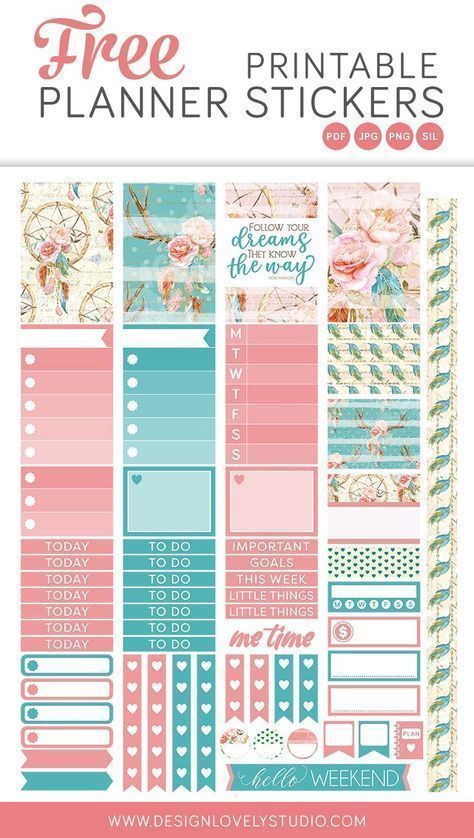 Free printable planner stickers Turquoise Stickers, Planner Freebies, Diy Planner Stickers, Happy Planner Printables, Free Printable Planner, Summer Planner, Stickers For Planners, To Do Planner, Free Printable Planner Stickers