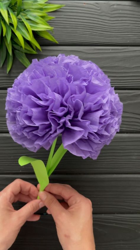 Beautiful Rose Paper Flower #diy #diycrafts #homedecor #paperflowers #papercrafts | Instagram Paper Decoration, Paper Craft Tutorials, Flower Paper, Tissue Paper Flowers, Decoration Diy, Craft Tutorials, Diy Paper, Tissue Paper, Paper Flowers