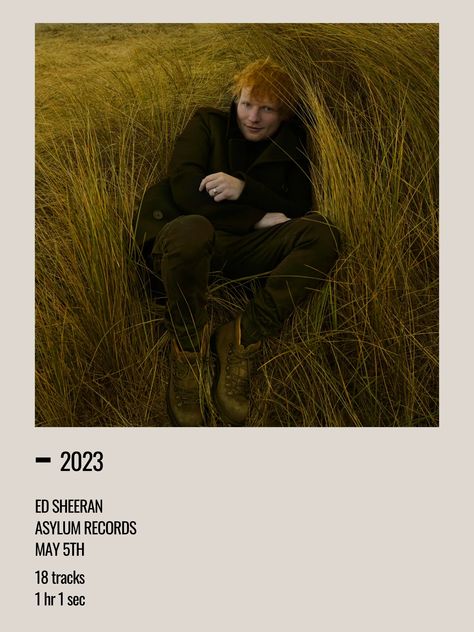 Ed Sheeran Poster Aesthetic, Ed Sheeran Polaroid, Ed Sheeran Album Cover, Ed Sheeran Subtract, Ed Sheeran Aesthetic, Ed Sheeran Poster, Ed Sheeran Quotes, Method Acting, Polaroid Album