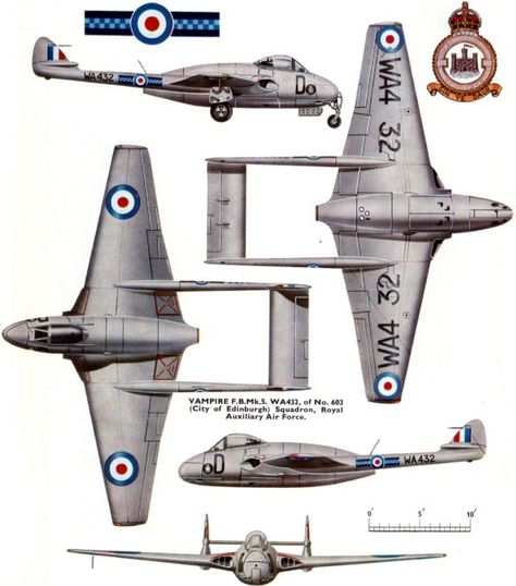 de Havilland Vampire | Weapons and Warfare De Havilland Vampire, Plane Drawing, Suez Canal, Royal Australian Navy, Swiss Air, Aircraft Painting, Supermarine Spitfire, Jet Fighter, British Aircraft