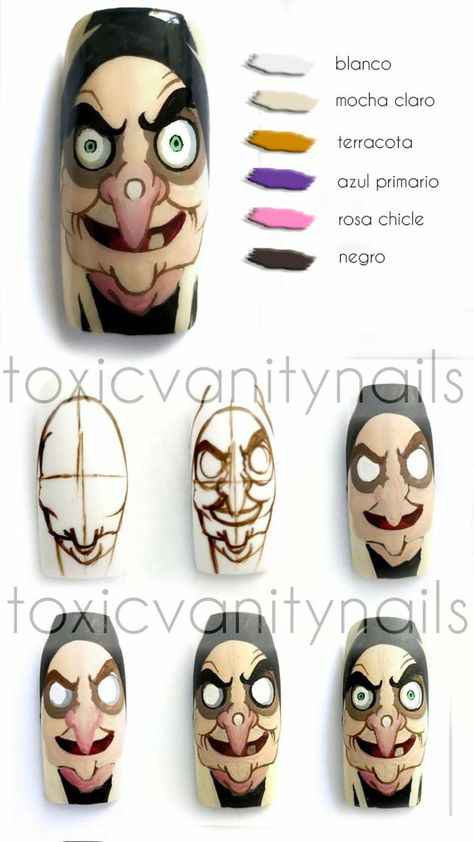 15 Cute Trendy Nail Designes For Christmas Holidays 2023 | Christmas Nails Short Cartoon Nails Tutorial, Disney Nails Step By Step, Halloween Cartoon Nails, Cartoon Nail Designs Step By Step, Cartoon Nail Art Step By Step, Cartoon Nails Disney, Nails Merry Christmas, Christmas Gift Nails, Disney Christmas Nails