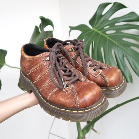 Vintage Dr.Martens Doc Martens Shoes Color: Brown... - Depop Doc Martens Shoes, Vintage Dr Martens, Martens Shoes, Doc Martens, Shoes Color, Dr. Martens, Shoe Game, Dream Closet, Women Wear