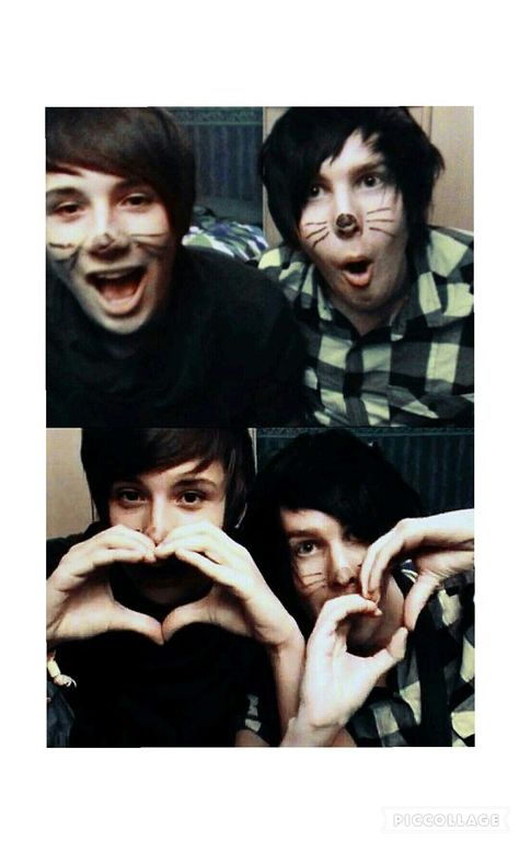 Dan and phil wallpaper Phan Is Real, Daniel James Howell, British Youtubers, Dan And Phill, Phil 3, Tyler Oakley, Cat Whiskers, Phil Lester, Dan Howell