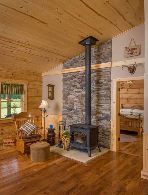 Wood Stove Decor, Wood Burning Stove Corner, Wood Stove Surround, Wood Stove Wall, Stove Decor, Wood Stove Hearth, Wood Burning Stoves Living Room, Wood Stove Fireplace, Pot Belly