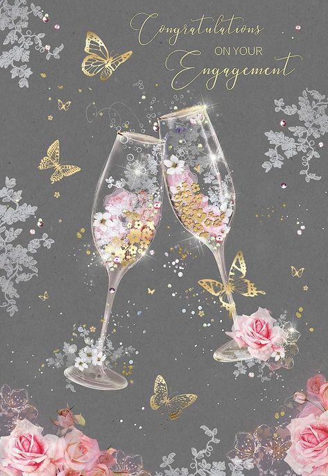 Birthday Images For Her, Anniversary Wishes For Couple, Congratulations On Your Wedding Day, Engagement Congratulations, Letter Stamp, Congratulations On Your Engagement, Gold Envelope, Cherry Orchard, Good Morning Greeting Cards