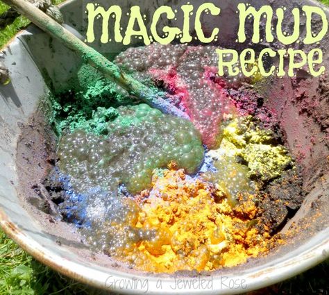 Mud Activities, Mud Recipe, Magic Mud, Tuff Spot, Forest School Activities, Room On The Broom, Nursery Activities, Nature School, Mud Kitchen