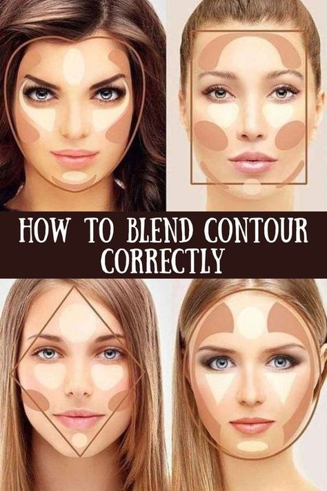 Blend Contour, Face Contouring Makeup, Thick Eyeliner, Dark Eye Makeup, How To Contour, Natural Make Up Looks, Face Contouring, Natural Make Up, Glowy Makeup