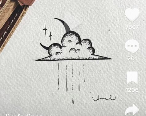 Midnight Rain Tattoo, Rain Tattoo, Midnight Rain, Hand Poke, Book Art Diy, Out Of Style, Art Diy, Book Art, Art Inspiration