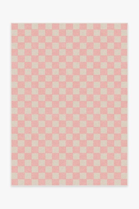 Shop the Teresa Checkered Pink Rug from Ruggable. Our washable rugs are made-to-order, stain-resistant and machine washable. Free shipping! Pink Checkered Rug, Ombre Rug, Pearl Background, Ruggable Rug, Pink Checkered, Checkered Rug, Gold Rug, Pink Area Rug, Rug Stain