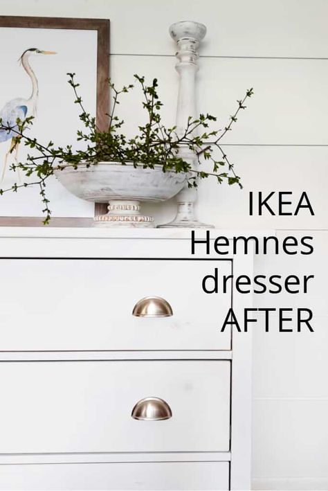 Painting an IKEA dresser like a pro! - Three Coats of Charm Ikea Dresser Diy, Paint Ikea Furniture, Teal Dresser, Ikea Hemnes Dresser, Hemnes Dresser, Dresser Diy, Painting Ikea Furniture, Ikea Dresser, Natural Furniture