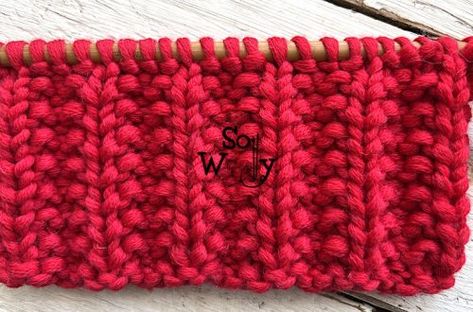 Little Boxes: A reversible stitch, ideal for knitting scarves and cowls | So Woolly Knit Stitches For Beginners, Knit Purl Stitches, Crocodile Stitch, Rib Stitch, Knitting Blogs, Easy Stitch, Seed Stitch, How To Purl Knit, Scarf Knitting Patterns