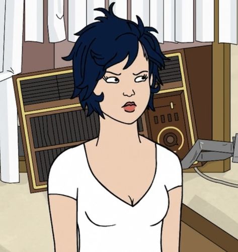 Diane Nguyen Icon, Diane Nguyen, Bojack Horseman, Blue Hair, Hair, Blue