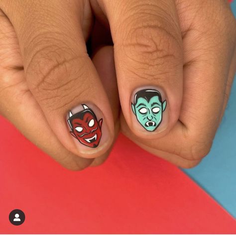 Nails Halloween, Nail Arts, Halloween Nails, Nails Inspiration, Turquoise Ring, Nail Designs, Nail Art, Turquoise, Nails