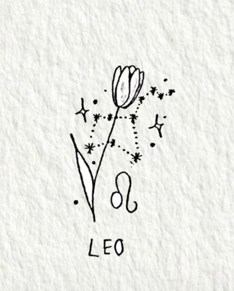 Leo Astrology Tattoo Minimalist, Dainty Astrology Tattoo, Aesthetic Leo Tattoo, Leo Zodiac Tattoos For Women Unique, Leo Zodiac Art Tattoo Ideas, Leo Zodiac Sign Tattoos, Leo Astrology Tattoo, Leo Zodiac Nails, Leo Zodiac Tattoos For Women