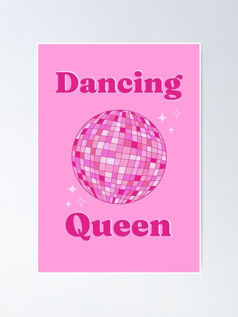 Poster, Art, illustration, dancing queen poster, dancing queen illustration, pink poster, pink illustration, pink gallery wall art,  disco ball poster, disco ball illustration, disco ball home decor, disco ball gallery art,  disco poster, disco illustration,  slay poster, slay illustration, groovy poster, groovy illustration, groovy decor, groovy gallery art, funky poster, funky decor, funky illustration, festive poster, festive illustration, festive, bold poster, 70s poster, 80s poster, pride Dancing Queen Painting, Slay Illustration, Slay Poster, Disco Illustration, Abba Poster, Disco Ball Illustration, Groovy Illustration, Queen Illustration, Groovy Poster