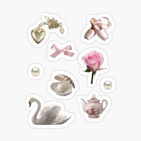 Get my art printed on awesome products. Support me at Redbubble #RBandME: https://www.redbubble.com/i/sticker/Pretty-Sticker-Pack-by-verycoolandnice/161397829.EJUG5?asc=u Pastel Pink Stickers Aesthetic Printable, Sticker Set Aesthetic, Soft Pink Stickers Printable, Vintage Pink Stickers Printables, Pink Flowers Aesthetic Stickers, Pink Rose Sticker, Set Aesthetic, Pink Stickers, Aesthetic Png