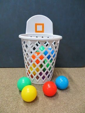 Basketball Baby, Aktiviti Kanak-kanak, Bola Basket, Aktivitas Montessori, Games For Toddlers, Toddler Play, Busy Toddler, Toddler Fun, Gross Motor