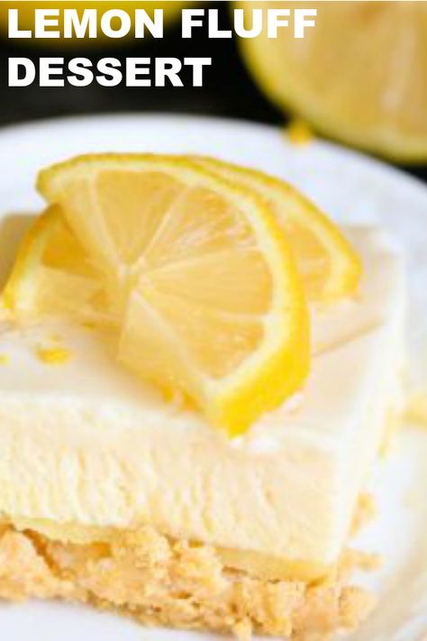 The BEST Frozen Lemon Fluff Dessert Recipe (EASY) Lemon Fluff Dessert, Lemon Fluff, Lemon Oreos, Spring Time Desserts, Lemon Jello, Lemon Health Benefits, Frozen Lemon, Fluff Desserts, Six Sisters Stuff