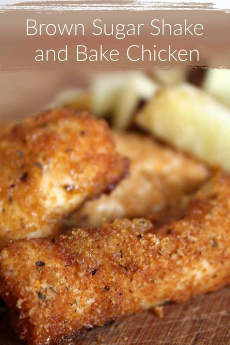 Finding an easy chicken recipe for moms isn't hard with this Brown Sugar Shake and Bake chicken nugget recipe that is sure to be a hit! Shake And Bake Chicken, Shake N Bake Chicken, Shake And Bake, Easy Chicken Recipe, Baked Chicken Nuggets, Foil Packs, Budget Freezer Meals, Bake Chicken, Chicken Nugget Recipes