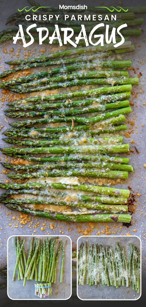 Parmesan Lemon Asparagus, Crispy Parmesan Asparagus, Best Asparagus Recipe Ovens, Oven Roasted Asparagus Parmesan, Garlic Parmesan Asparagus Baked, Asparagus Recipes Parmesan, Cooked Asparagus In The Oven, Oven Baked Asparagus Parmesan, Parmesan Crusted Asparagus Baked