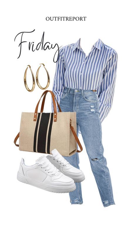 Friday Work Outfit Summer, Friday Casual Work Outfit, Casual Wardrobe Essentials, Casual Friday Work Outfits, Spring Weekend Outfit, Primavera Outfit, Business Casual Wardrobe, Friday Outfit For Work, Summer Business Casual