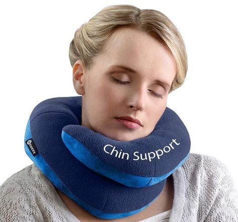 Your search for the perfect chin-supporting travel pillow is over Travel Pillow Pattern, Sleeping On A Plane, Fall Forward, Cervical Pillows, Neck Pillow Travel, Child Car Seat, Airplane Travel, Neck Support, Kids Pillows