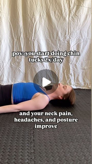 6 likes, 0 comments - klwellness_ on August 10, 2024: "Struggling with neck pain, headaches, or poor posture? Try the chin tuck exercise! This simple move can help strengthen your deep neck muscles, improve your posture, and reduce those nagging aches. It’s a go-to in physical therapy for a reason! #PhysicalTherapy #PostureCorrection #NeckPainRelief #HeadacheRelief #WellnessJourney #postureexercises #posturematters #posturalexercises #posturaltraining #physicaltherapist #physicaltherapyexercis Chin Tuck Exercise, Chin Tuck, Neck Muscles, Posture Exercises, Improve Your Posture, Neck Pain Relief, Headache Relief, Poor Posture, Posture Correction