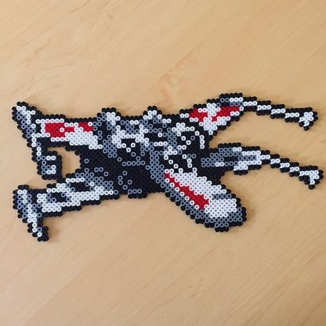 X-Wing Star Wars perler beads  by rachrafferty: Star Wars Perler Beads, Hama Disney, Facebook Analytics, Star Wars Crafts, Perler Creations, Rope Baskets, Art Perle, Perler Crafts, Bead Sprite