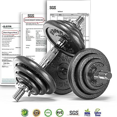 PROIRON 20kg/30kg Adjustable Dumbbells Weights set for Men Women, Cast Iron Dumbell Barbells set, Strength Training Equipment Home Gym Fitness, Hand Weights, Free Weights Bar Bell for Weight Lifting Adjustable Dumbbell Set, Weight Bar, Barbell Set, Hand Weights, Free Weights, Adjustable Dumbbells, Dumbbell Set, Strength Training Equipment, Weight Set