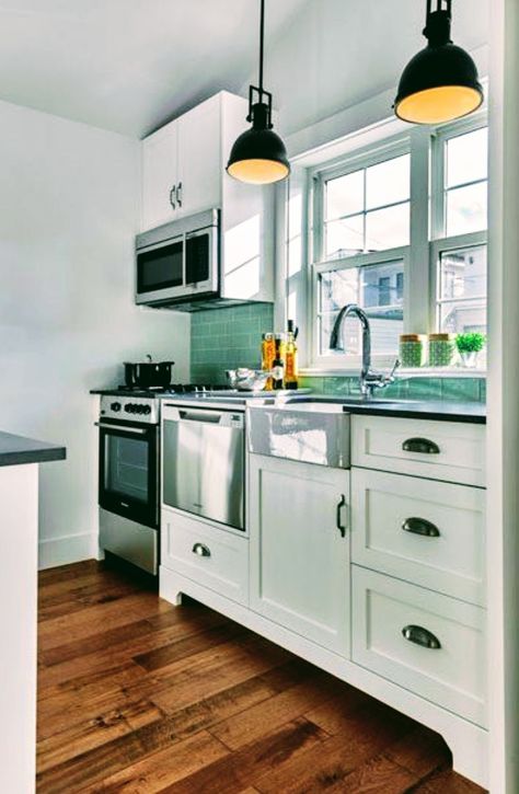 In Law Cottage, Mother In Law Apartment, Mother In Law Cottage, Laneway House, Timeless Kitchen Design, Timeless Kitchen, Tiny Cottage, Tiny House Kitchen, Smitten Kitchen