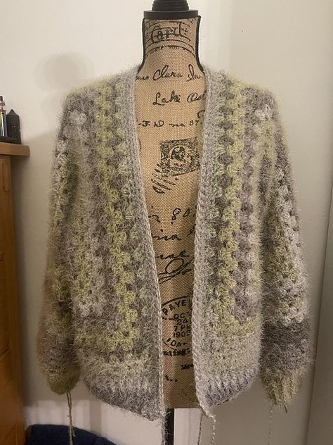 Ravelry: Graceway2014's Granny Hexagon Cardigan Granny Hexagon Cardigan, Granny Hexagon, Hexagon Cardigan, Just Go, Ravelry, Size Chart, Yarn, Crochet