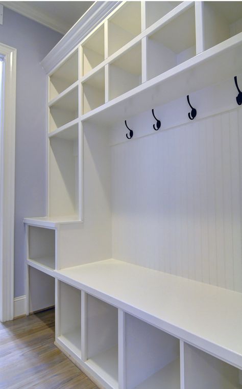 Mudroom Lockers, Command Center, Drop Zone, Garage Entry. Mudroom Mail Center, Entry Drop Zone Ideas, Drop Zone Lockers, Command Center Drop Zone, Laundry Room Drop Zone, Drop Zone Ideas Entryway, House Mudroom, Drop Zones, Mudroom Locker