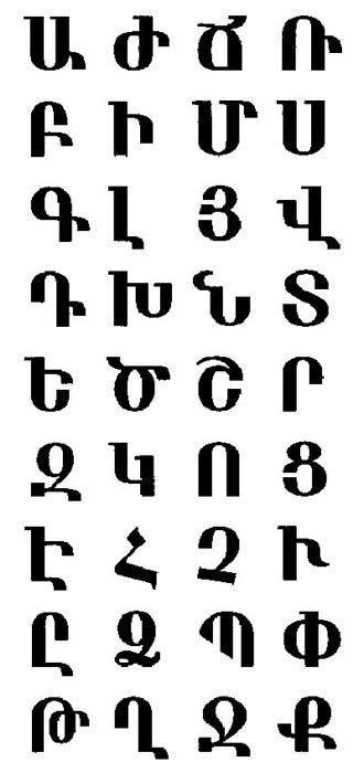 Armenian Alphabet Armenian Motifs, Armenian Fonts, Symbol For Family, Armenian Language, Armenian Military, Armenian Clothing, Fictional Languages, Expressive Typography, Armenian History