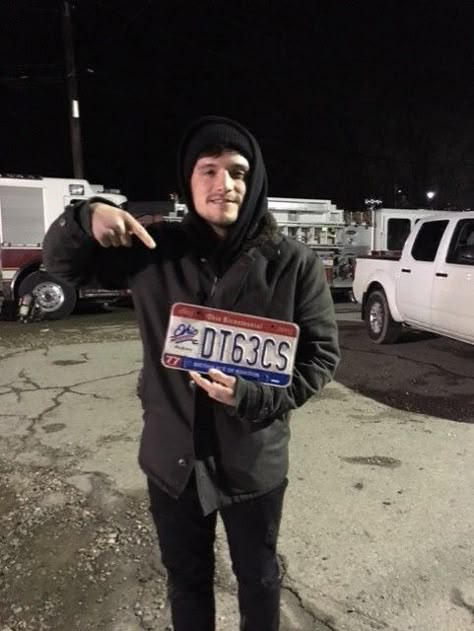 Josh Huterson, Old License Plates, Mike Schmidt, Vintage License Plates, Райан Гослинг, Plates Vintage, Plates For Sale, Peeta Mellark, Thriller Movie