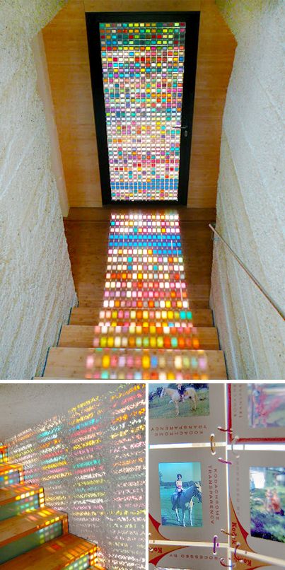 درج السلم, Interior Design Per La Casa, زجاج ملون, Stained Glass Door, Stunning Interior Design, Laminated Glass, Earthship, Dashboard Design, Design Case