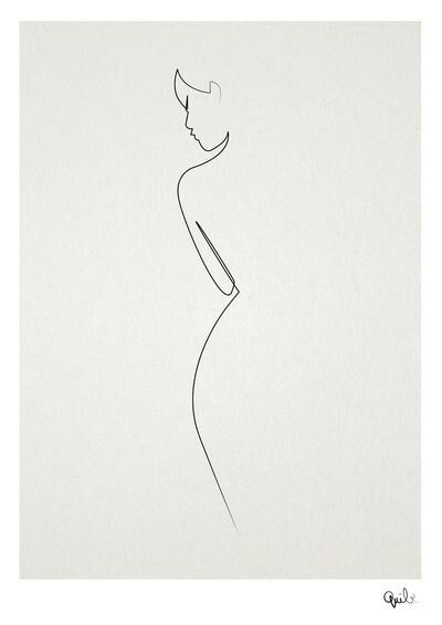 Silhouette Female Back Silhouette, Body Outlines To Draw, Line Body Art Drawings, Female Silhouette Line Art, Female One Line Drawing, Woman Silhouette Line Art, Female Silohettes, Outline Of A Woman Silhouette, Female Line Tattoo