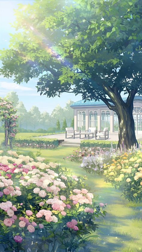 Backgrounds Flowers, Episode Interactive Backgrounds, Scenery Background, Real Anime, Anime Backgrounds, Landscape Scenery, Cool Wallpapers Art, Beautiful Landscape Wallpaper, Fantasy Art Landscapes