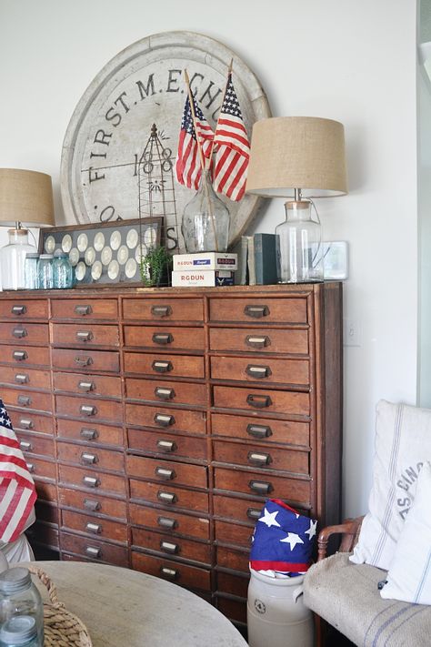 Patriotic Office, Ikea Coffee Table, Americana Home Decor, July Decoration, Silver Pillows, 4th Of July Decor, Fourth Of July Decor, Americana Decor, July Decor