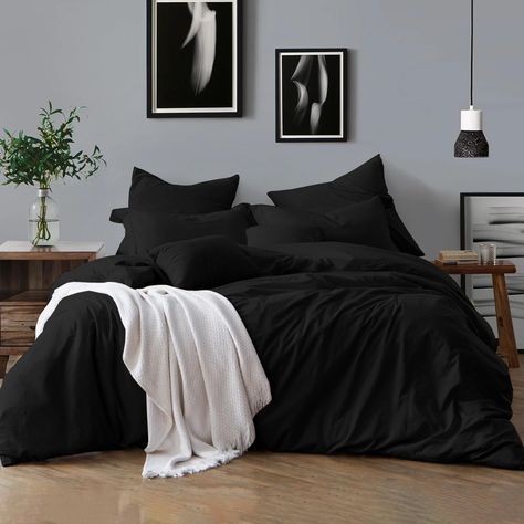 Bedding Comforter, Bed In A Bag, Soft Bedding, Bed Sets, Fitted Sheets, Comforter Set, Black 7, Duvet Cover Set, Flat Sheets