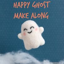 Happy Ghost Needle Felting Make-Along Ghost Needle Felt, Needle Felting Ideas For Beginners, Happy Ghost, Dorset Uk, Needle Felting Tools, World Of Craft, Felting Needles, Needle Felting Kits, Felt Pattern