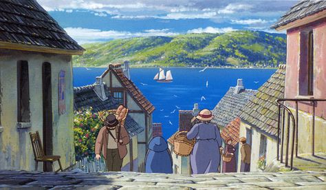 Howl's Moving Castle Scenes, Howls Moving Castle Wallpaper, Castle Movie, 하울의 움직이는 성, Castle Background, Wallpaper Macbook, Ghibli Artwork, Howl's Moving Castle, I Love Cinema